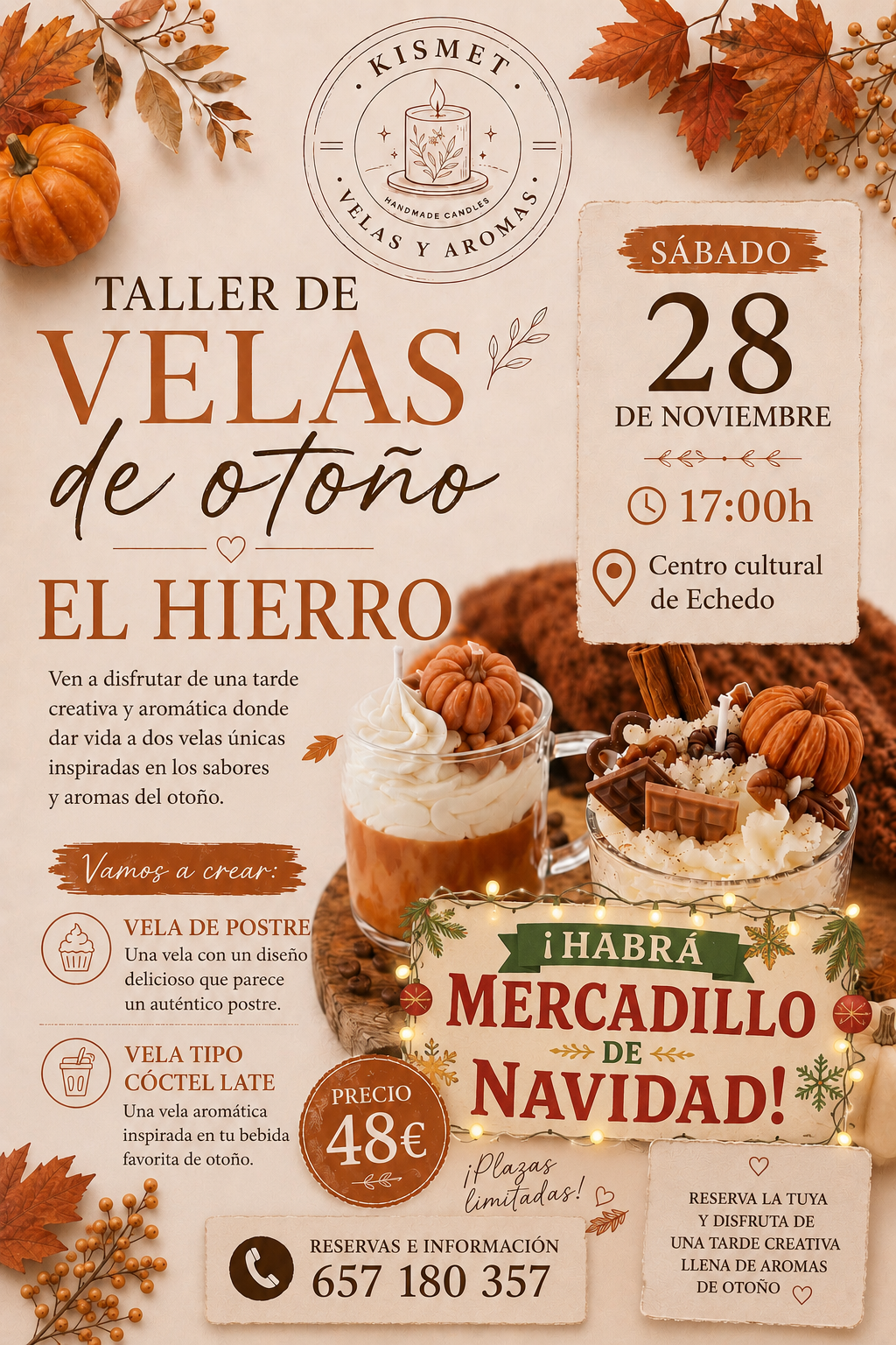 EL HIERRO NOVIEMBRE: velas de otoño