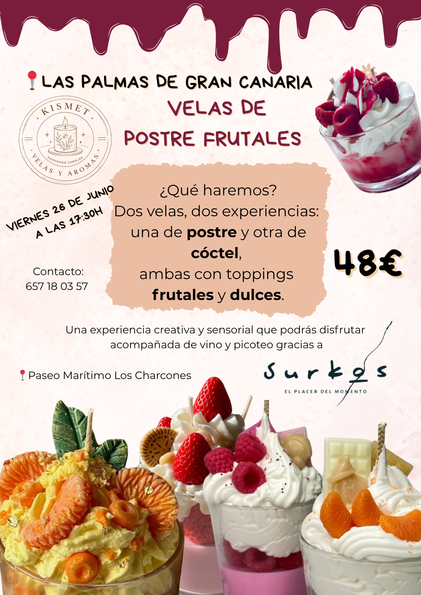 GRAN CANARIA JUNIO: Velas frutales
