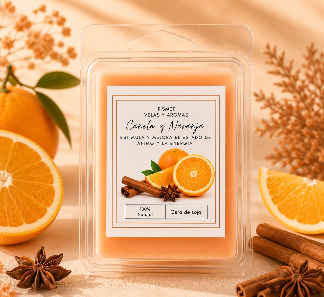 Waxmelts naranja y canela