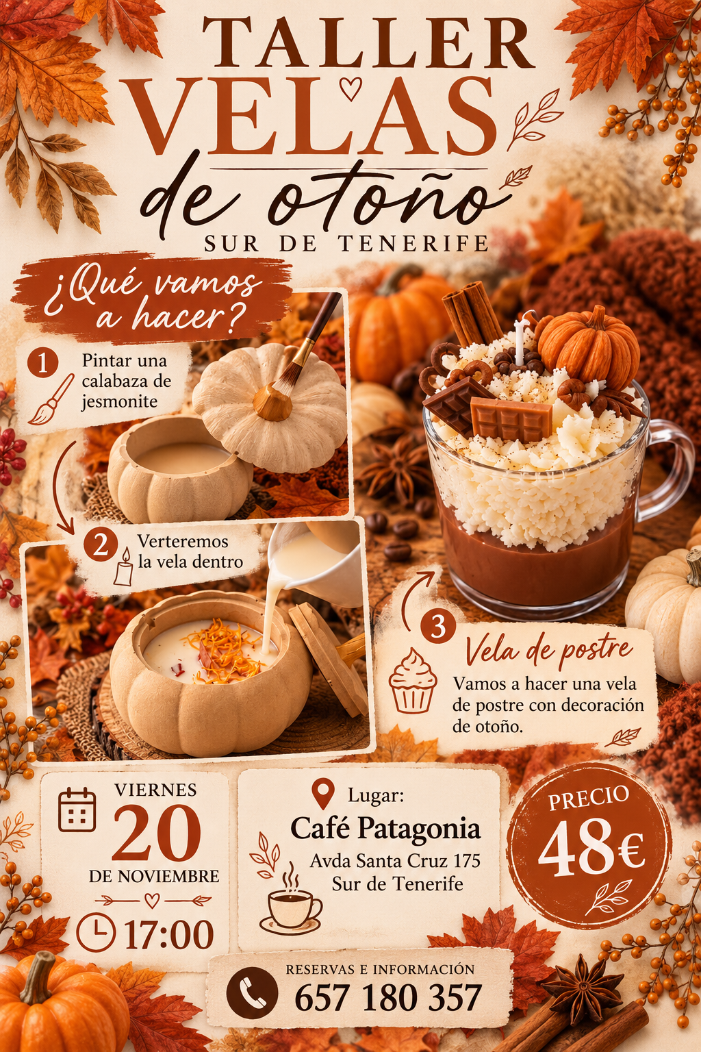 NOVIEMBRE SUR TENERIFE: velas otoño