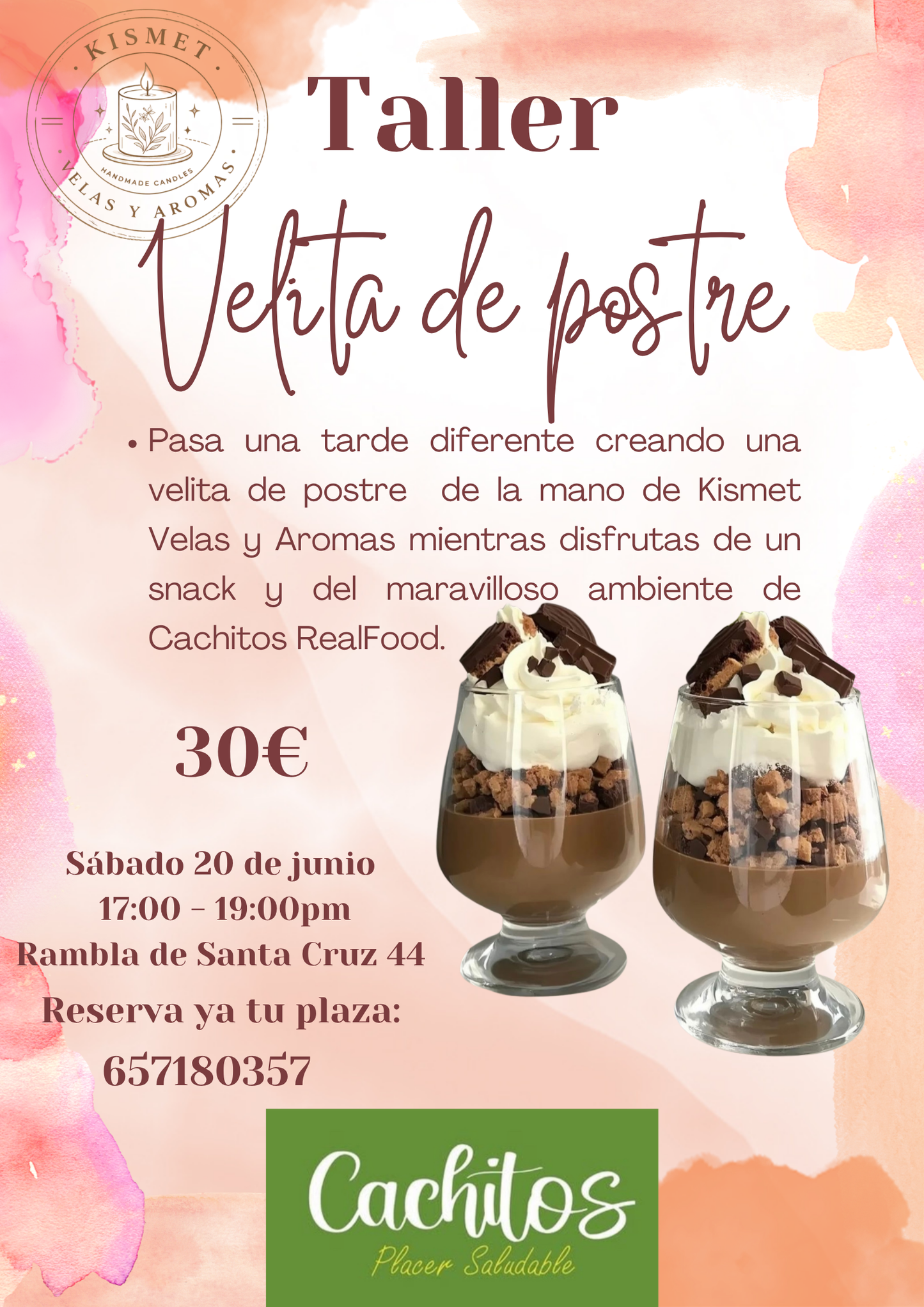 TENERIFE JUNIO: Velita de postre