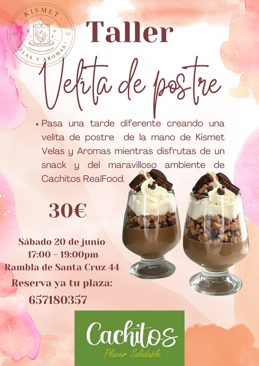 TENERIFE JUNIO: Velita de postre