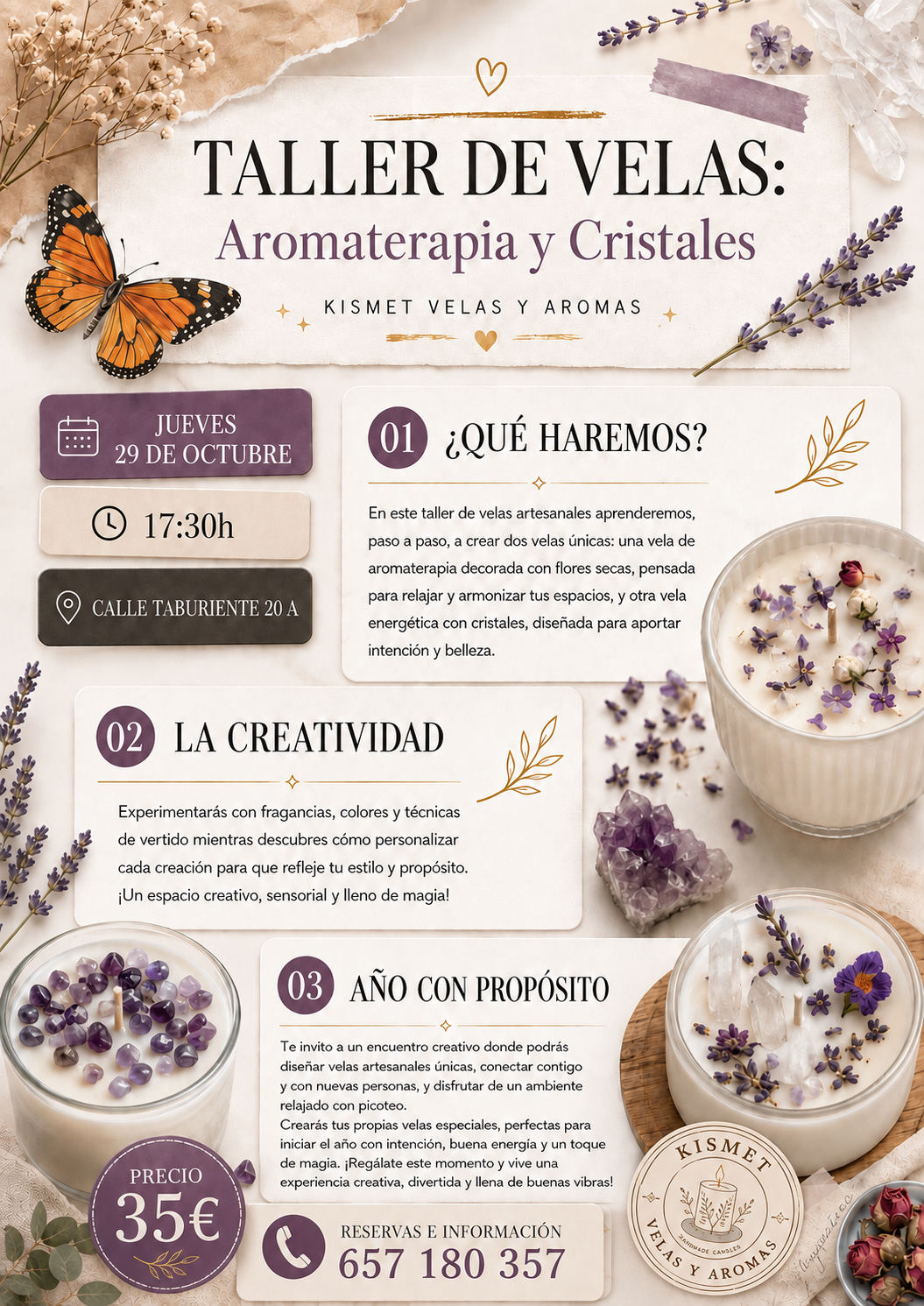 TENERIFE OCTUBRE: aromaterapia y cristales
