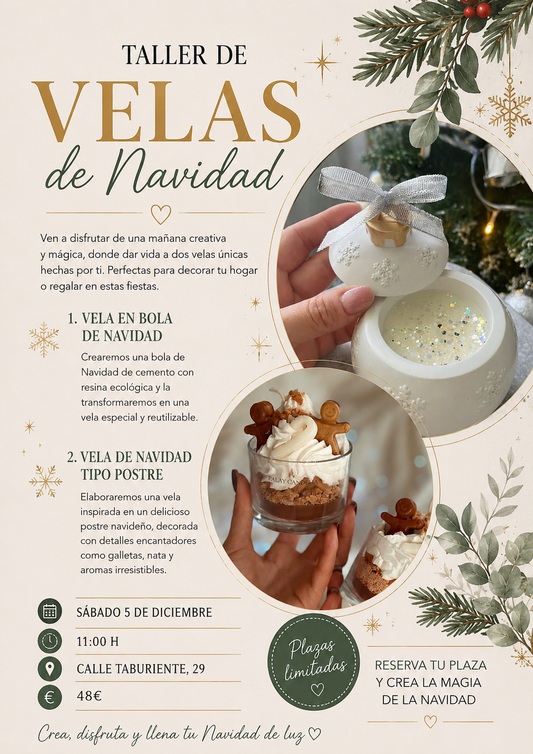 TENERIFE DICIEMBRE: velas de Navidad