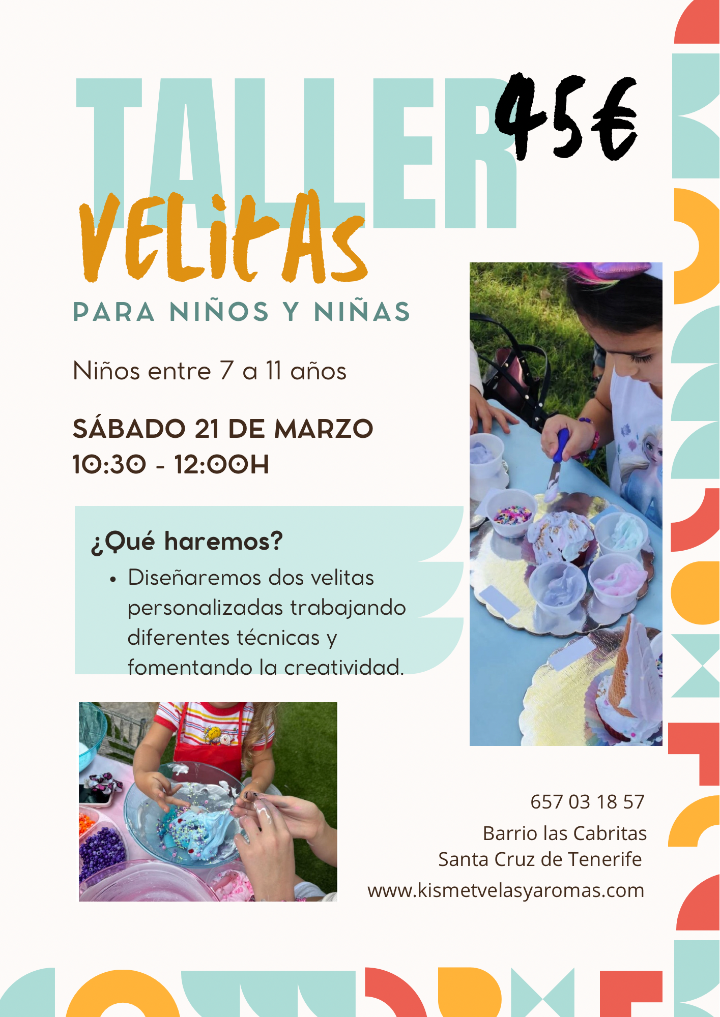 TENERIFE MARZO: taller niños