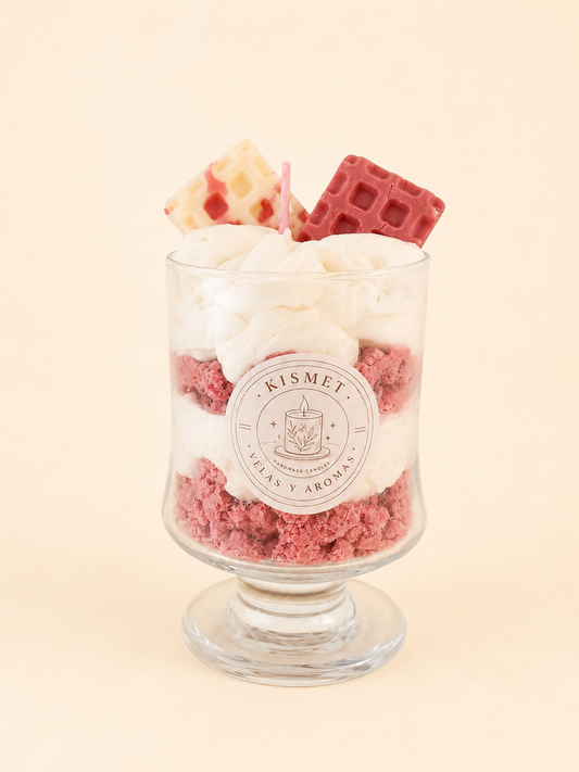 Red velvet y chocolate blanco