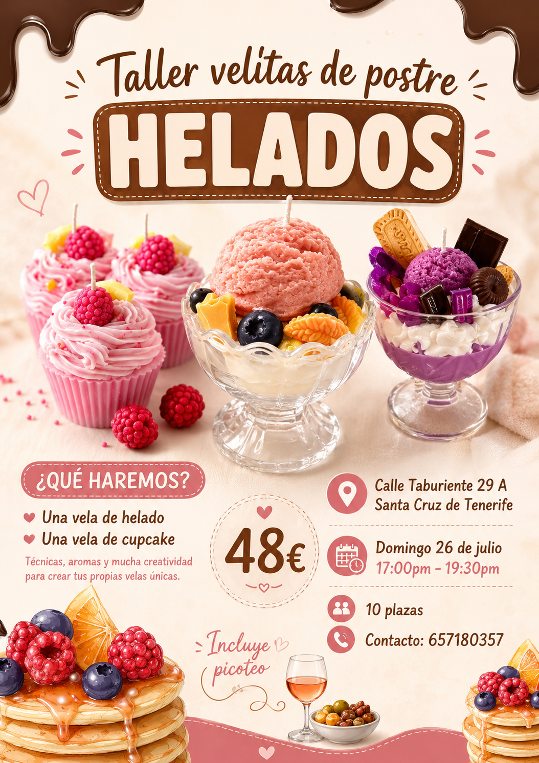 TENERIFE JULIO: velitas de helado