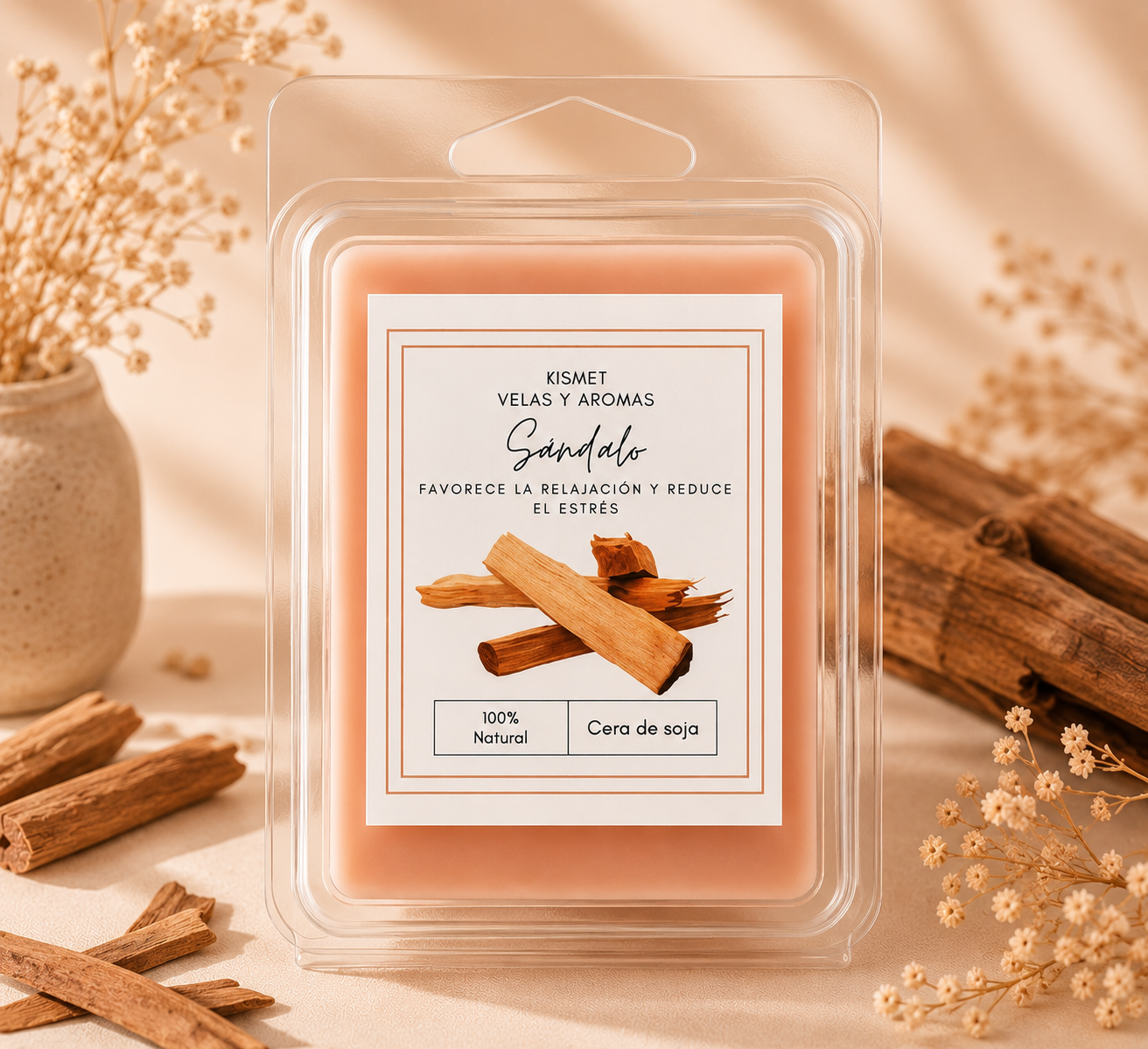 Waxmelts sándalo