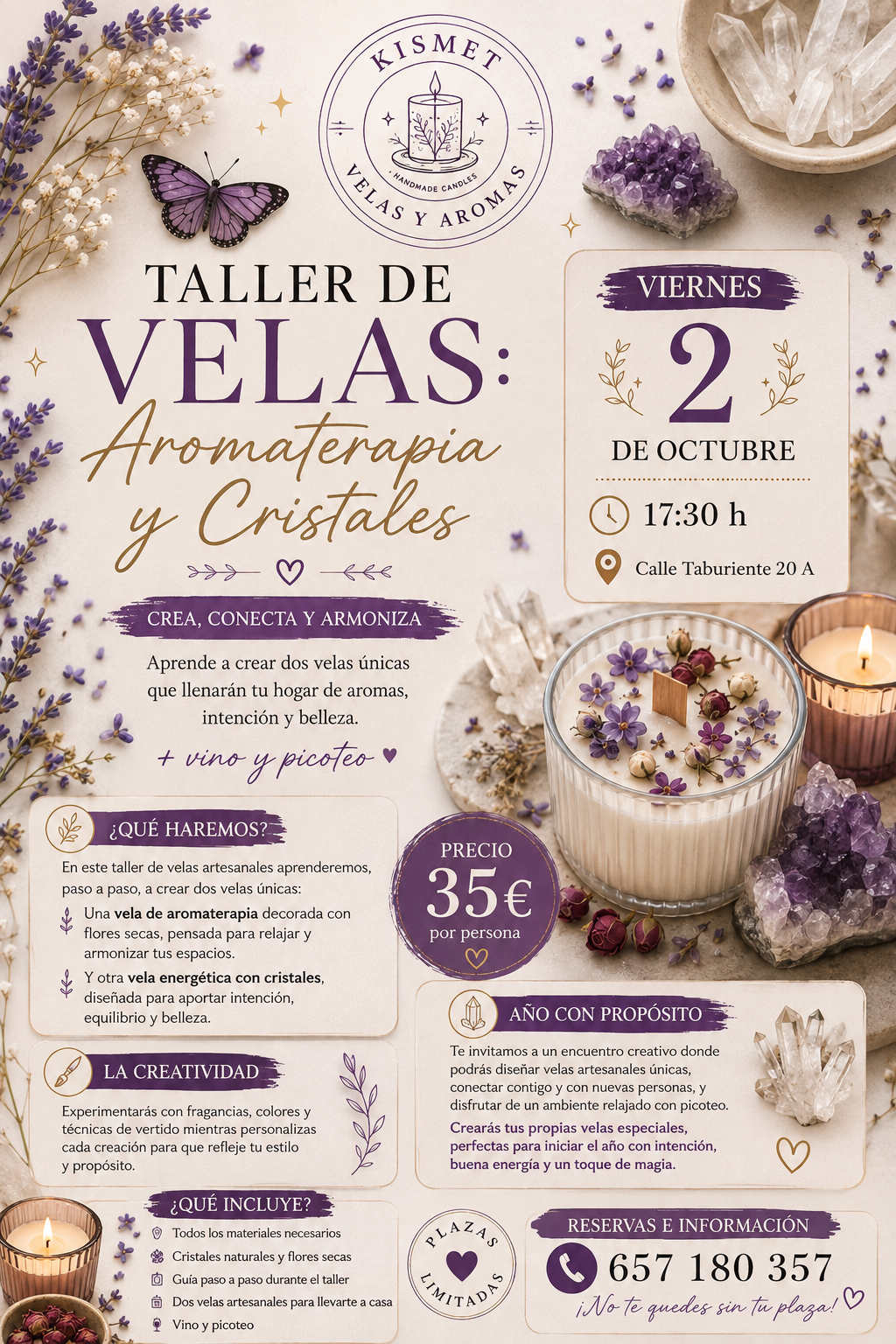 TENERIFE OCTUBRE: aromaterapia y cristales