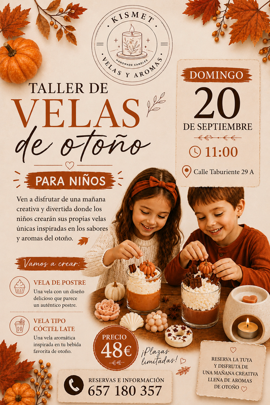 TENERIFE SEPTIEMBRE: velas otoño para niños